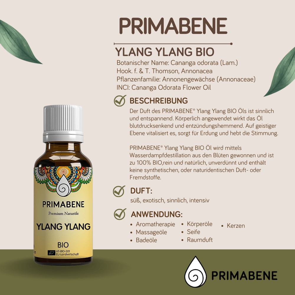 Bild von Ylang Ylang Bio , 100% rein ätherisches Öl